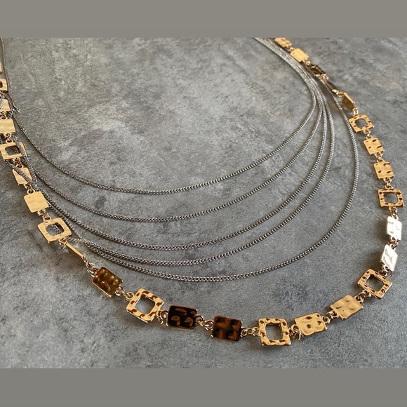Laura multi layered chain necklace NWT - Picture 2 of 5